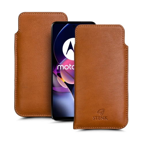 чохол-футляр на Motorola Moto G54 Світло-коричневий Stenk Elegance фото 1