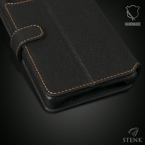 чехол-кошелек на OPPO Reno12 FS Черный Stenk Premium Wallet фото 4