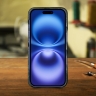 Шкіряна накладка Stenk ExBacker для Apple iPhone 16 Зелений пітон