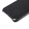 Кожаная накладка Stenk Cover для Motorola One Fusion Plus Чёрная
