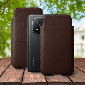Футляр Stenk Sportage Xiaomi Redmi Note 14 Pro Plus 5G Коричневий
