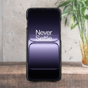 Шкіряна накладка Stenk Reptile для OnePlus 13T Чорний