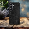 Накладка SkinBacker Mini Python Scales для Samsung Galaxy S25 Ultra Чёрный