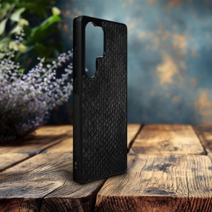 Накладка SkinBacker Mini Python Scales Samsung Galaxy S25 Ultra Чорний