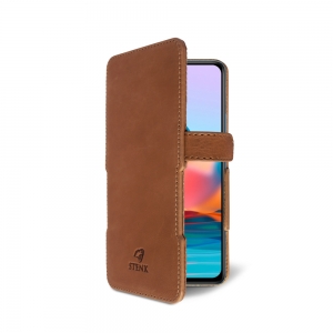 Чохол книжка Stenk Prime для Xiaomi Redmi Note 10 Pro Camel