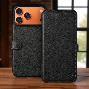 Чохол книжка Stenk Premium для Apple iPhone 17 Pro Max Чорний