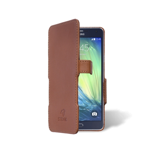 чохол-книжка на Samsung Galaxy A5 (A500) Світло-коричневий Stenk Сняты с производства фото 2