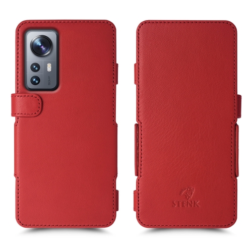 чехол-книжка на Xiaomi 12 5G Красный Stenk Prime фото 1