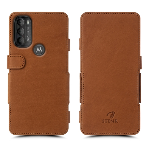 чехол-книжка на Motorola Moto G71 5G Светло-коричневый  Prime фото 1