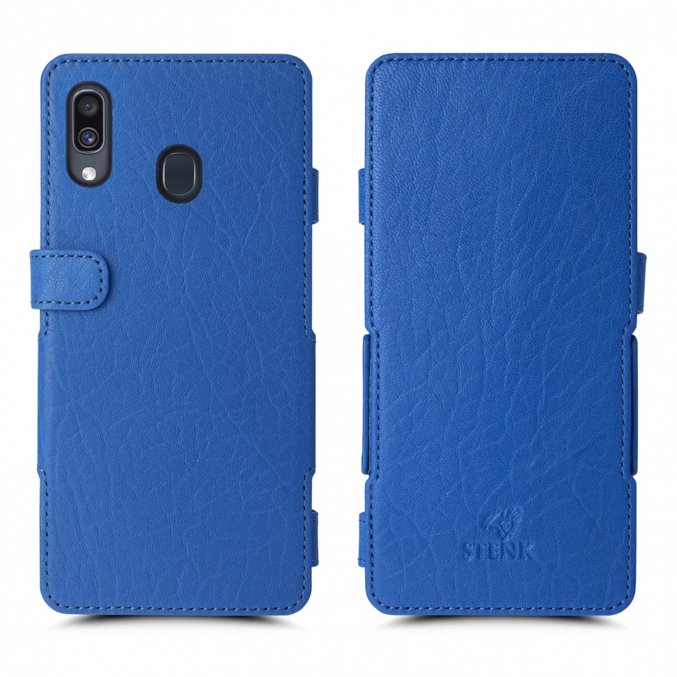 

Чехол книжка Stenk Prime для Samsung Galaxy A30 Ярко-синий