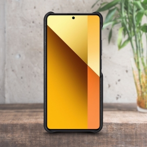 Шкіряна накладка Stenk Cover для Xiaomi Redmi Note 13 5G Чорна