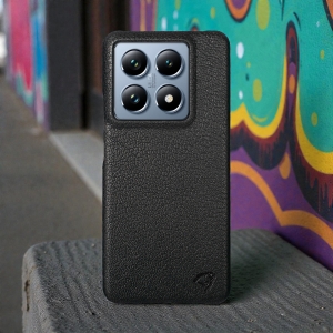 Кожаная накладка Stenk Cover для Xiaomi 14T Черный
