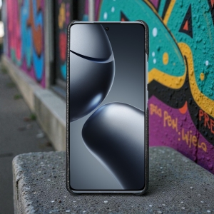 Кожаная накладка Stenk Cover для Xiaomi 14T Черный