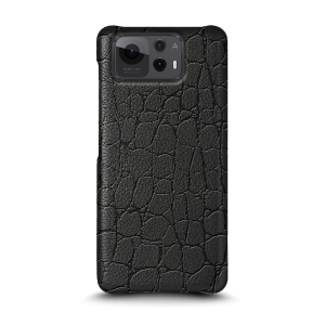 Кожаная накладка Stenk Reptile для ASUS Zenfone 12 Ultra Чёрный