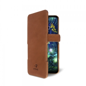Чохол книжка Stenk Prime для LG V50 ThinQ Camel