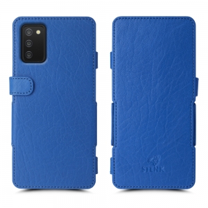 Чехол книжка Stenk Prime для Samsung Galaxy A03s Ярко синий