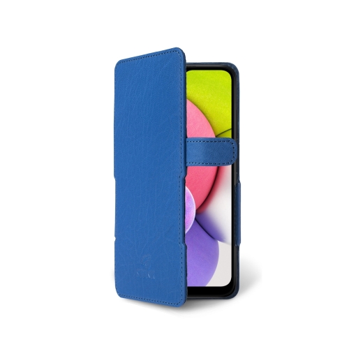 чехол-книжка на Samsung Galaxy A03s Ярко-синий Stenk Prime фото 2