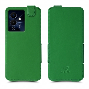 Чехол флип Stenk Prime для Infinix Note 12 Pro 5G Зелёный