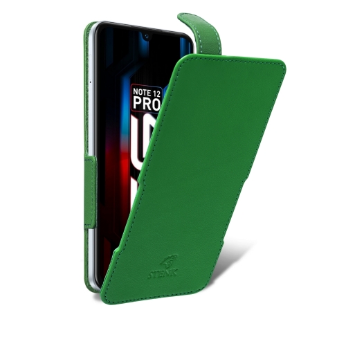 чехол-флип на Infinix Note 12 Pro 5G Зелёный Stenk Prime фото 2