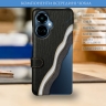 Чехол книжка Stenk Premium для TECNO Camon 19 Pro Чёрный