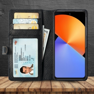 Чохол книжка Stenk Premium Wallet для Infinix Note 30 Чорний