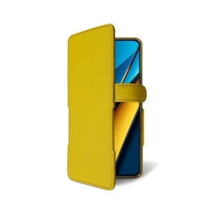 Чехол книжка Stenk Prime для Xiaomi Poco X6 Жёлтый