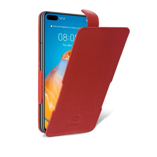 чехол-флип на Huawei P40 Красный Stenk Prime фото 2