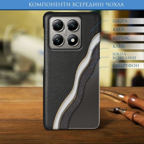 бампер на Xiaomi 14T Pro Черный Stenk Cover фото 4
