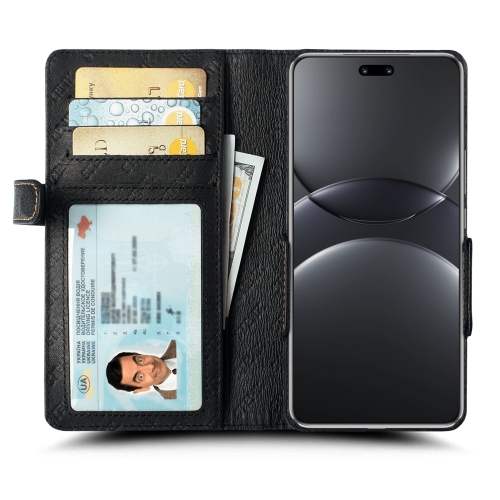 чохол-книжка на HuaWei Nova 13 Pro Чорний Stenk Wallet фото 1