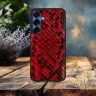 Накладка SkinBacker Mini Python Scales для Samsung Galaxy S25 Красный