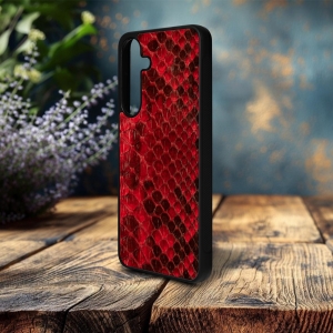 Накладка SkinBacker Mini Python Scales для Samsung Galaxy S25 Красный