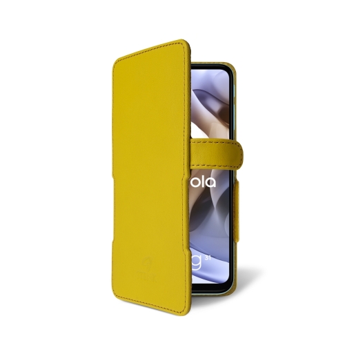 чехол-книжка на Motorola Moto G31 Желтый Stenk Prime фото 2