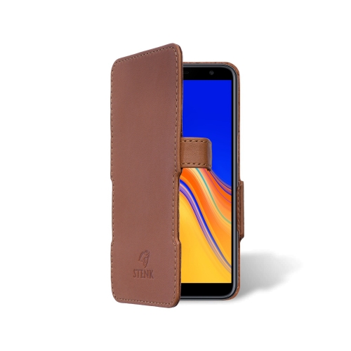 чехол-книжка на Samsung Galaxy J6 Plus (2018) Светло-коричневый Stenk Prime фото 2