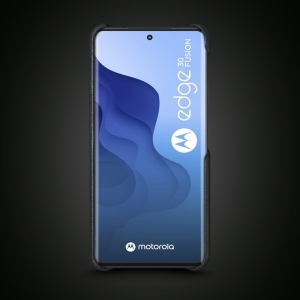 Шкіряна накладка Stenk WoodBacker для Motorola Edge 30 Fusion Чорна