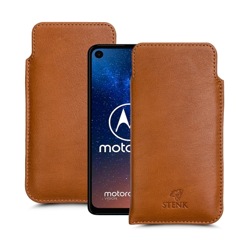 чехлы-футляры на Motorola One Vision Светло-коричневый Stenk Elegance фото 1
