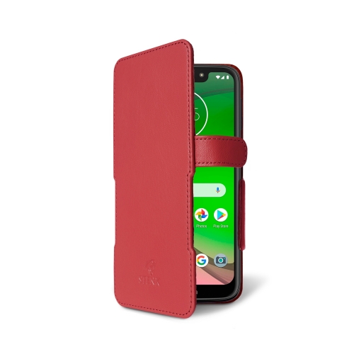 чехол-книжка на Motorola Moto G7 Play Красный Stenk Prime фото 2