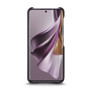 Шкіряна накладка Stenk Reptile Cover для OPPO Reno10 Pro Чорна