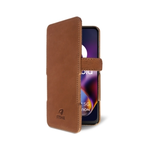 Чехол книжка Stenk Prime для Motorola Moto G54 Power Camel