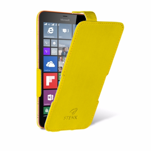чохол-фліп на Microsoft Lumia 640 XL DS Жовтий Stenk Сняты с производства фото 2
