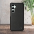 Шкіряна накладка Stenk Cover для Samsung Galaxy S24 FE Чорний