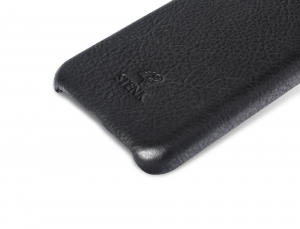 Кожаная накладка Stenk Cover для Nokia 5.3 Чёрная
