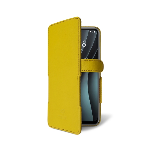 чехол-книжка на HTC Desire 20 Pro Желтый Stenk Prime фото 2