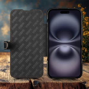 Чехол книжка Stenk Premium для Apple iPhone 17 Чёрний