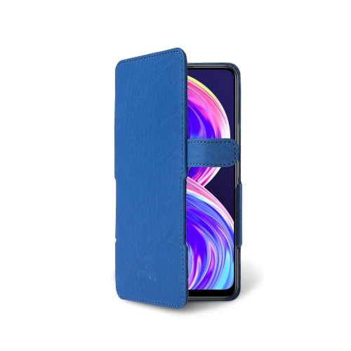 чехол-книжка на Realme 8 Pro Ярко-синий Stenk Prime фото 2