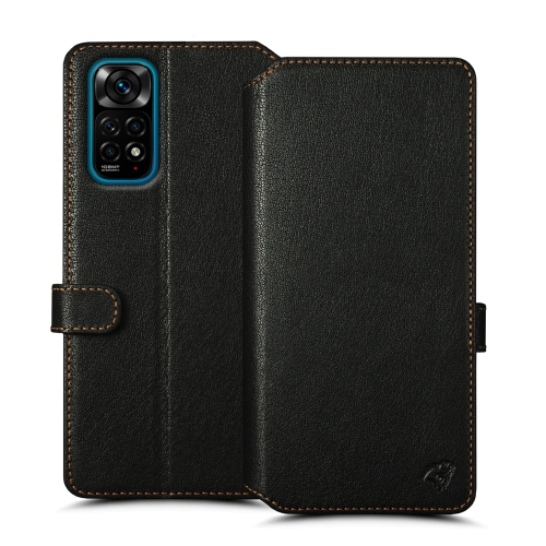 чехол-кошелек на Xiaomi Redmi Note 11S Черный Stenk Premium Wallet фото 1