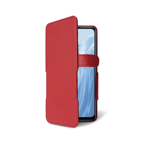 чехол-книжка на OnePlus Nord N300 Красный  Prime фото 2