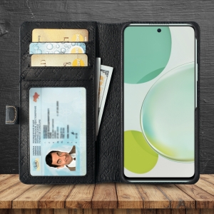 Чехол-портмоне Stenk Premium Wallet для HuaWei Nova 11i Чёрный