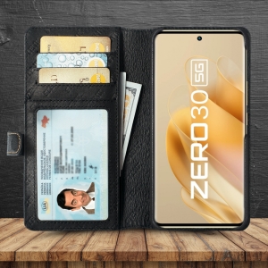 Чехол-портмоне Stenk Premium Wallet для Infinix Zero 30 Чёрный