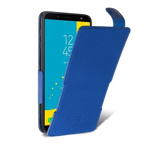 чехол-флип на Samsung Galaxy J6 (2018) Ярко-синий Stenk Prime фото 2
