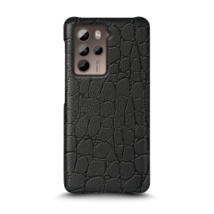 Кожаная накладка Stenk Reptile Cover для HTC U23 Pro Черный